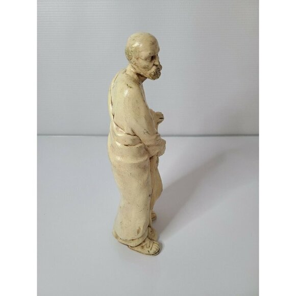 𝅺VINTAGE Carved Asian Men Ceramic Figurine Statue - Picture 4 of 8